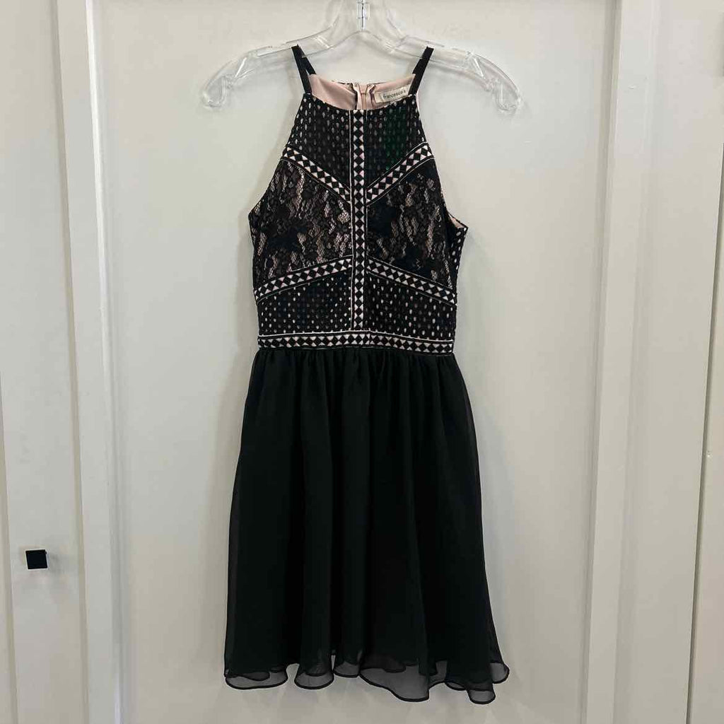 Francesca Size XS Black Lace Preloved Dress