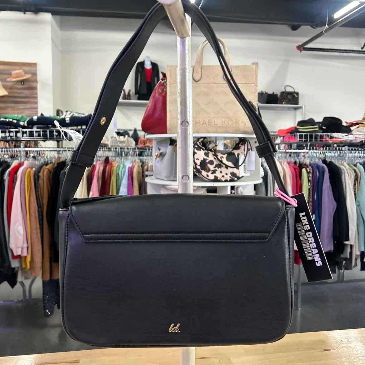 Like Dreams Black Bow New Handbag