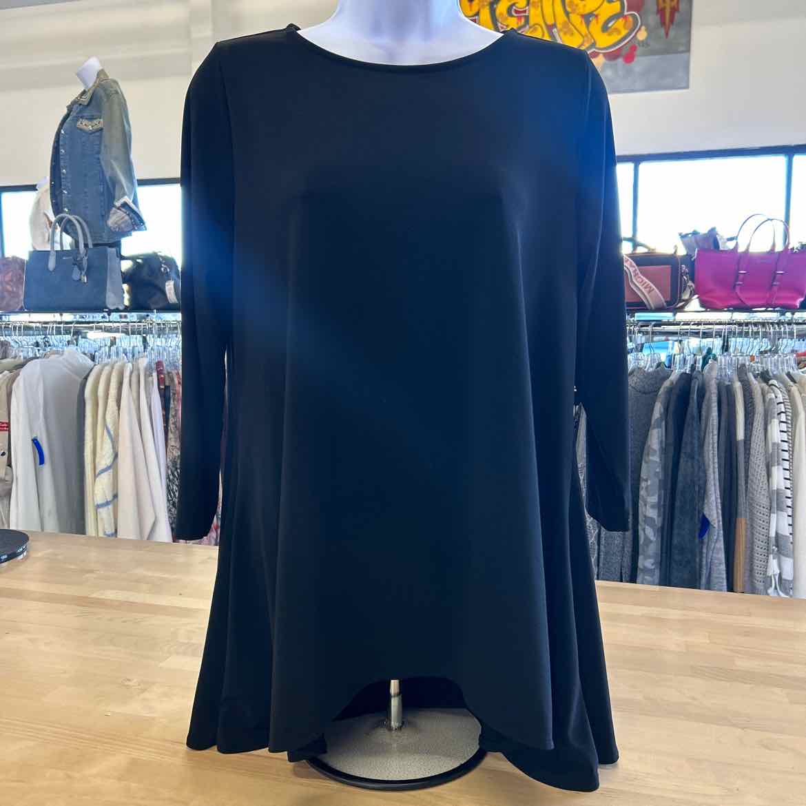 Alfani Size S Black Long Sleeve