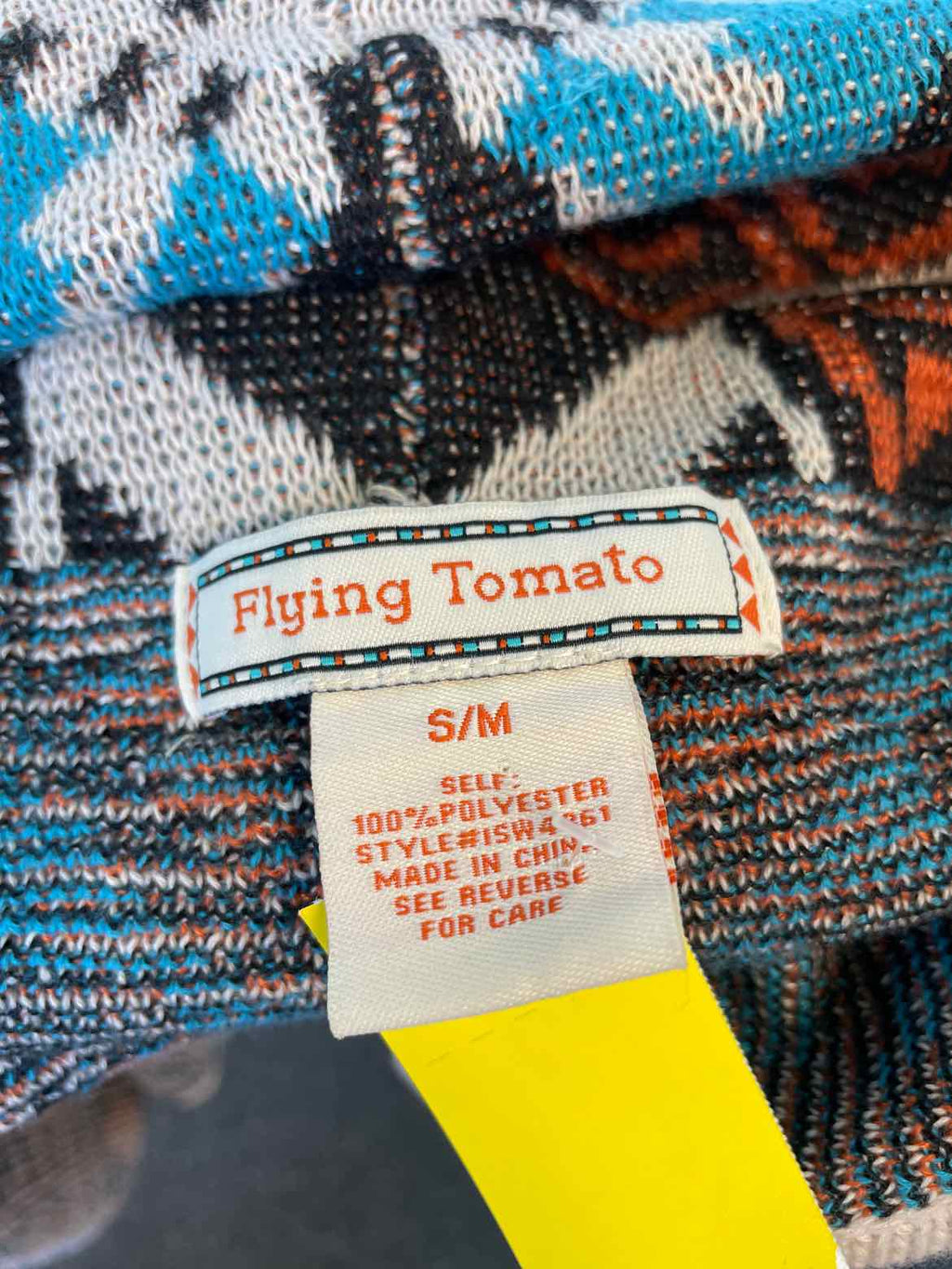 Flying Tomato Size S/M Aqua/Brown Duster