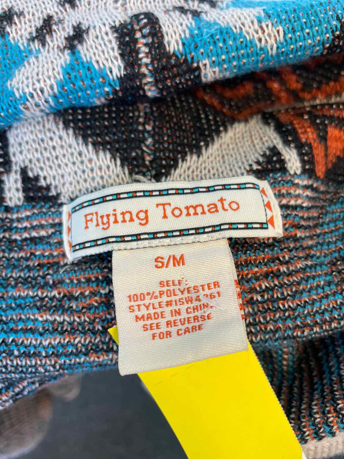 Flying Tomato Size S/M Aqua/Brown Duster