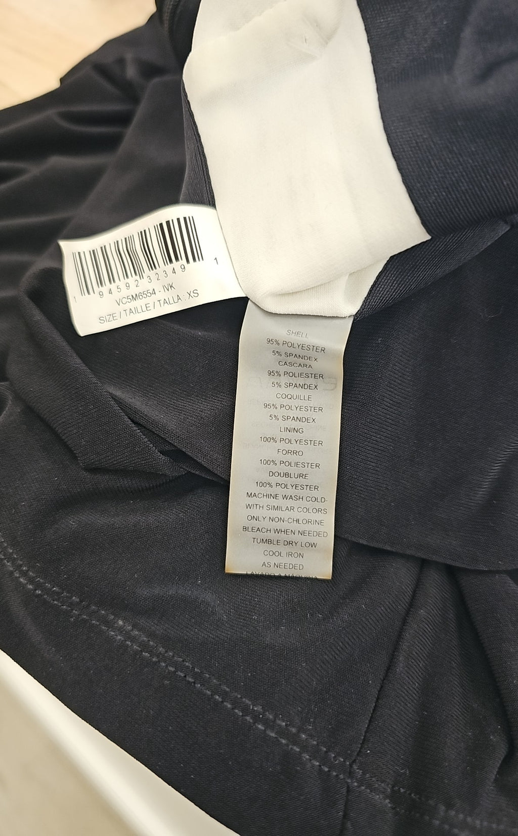 Vince Camuto Size XS Black New Dress
