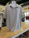 Ben Hogan Size 3XL White/Blue Preloved MENS Polo