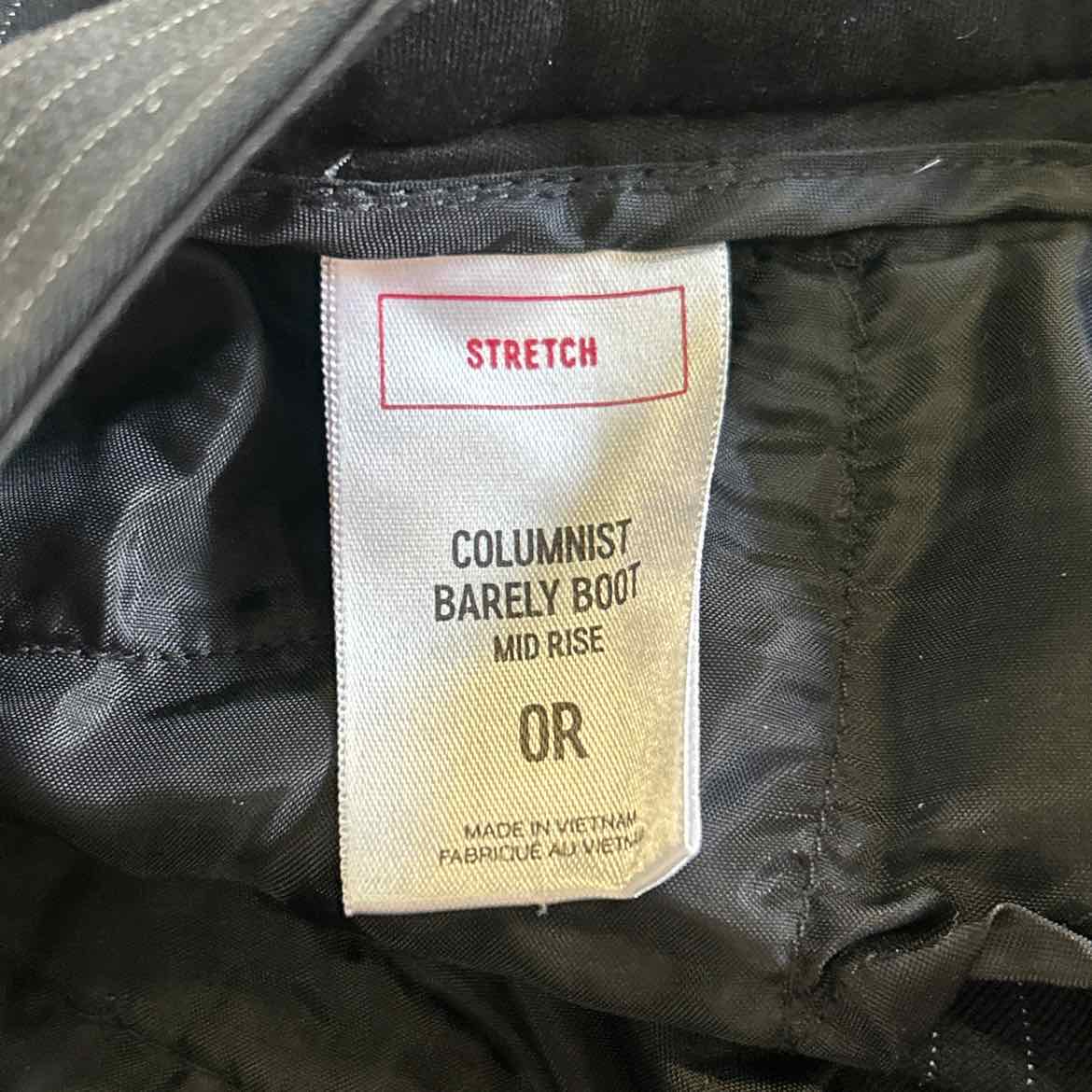 Express Size 0 Black Preloved Pants