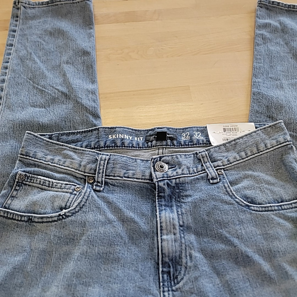 INC Men's Size 32 Blue skinny Core 4 jeans