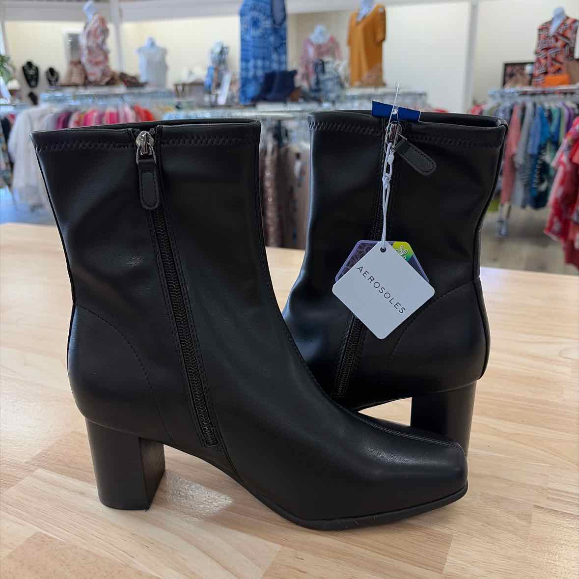 Aerosoles Size 8.5 Women's Miley Mid Boot - Black