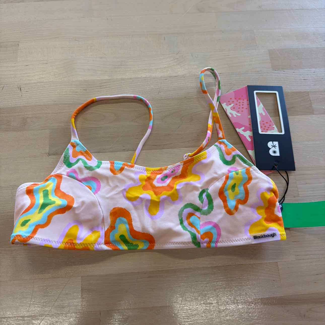 Black Bough Size S Orange New Swimsuit