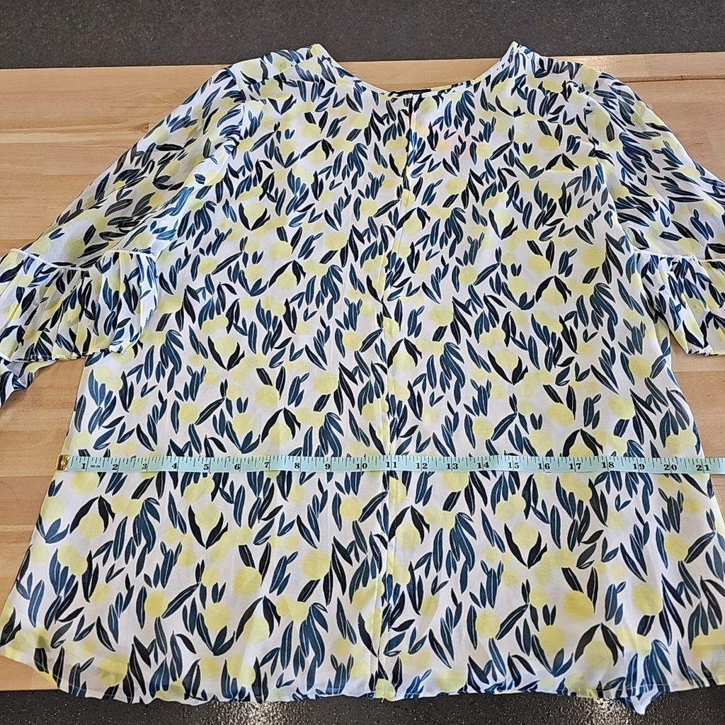 Ann Taylor Size L Green Blouse