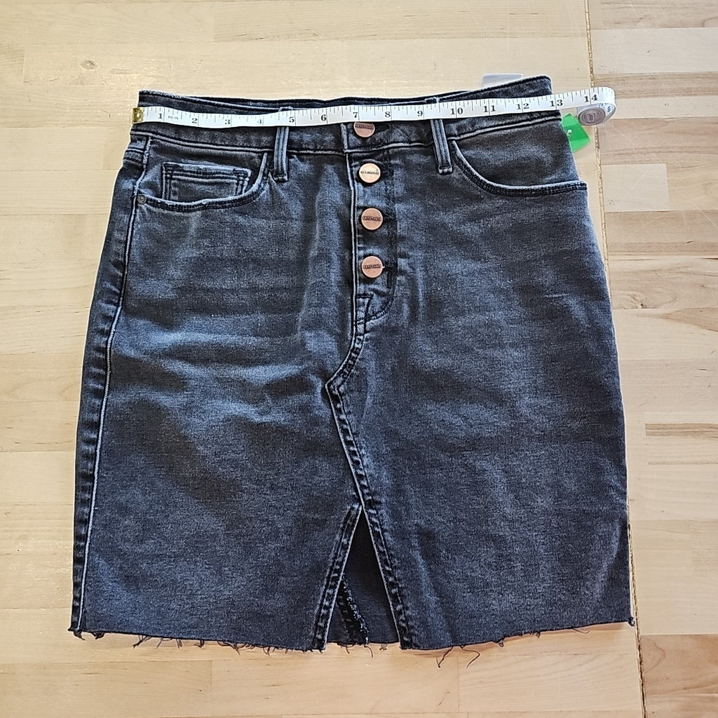 Sanctuary Size 25 Black Denim Preloved Skirt