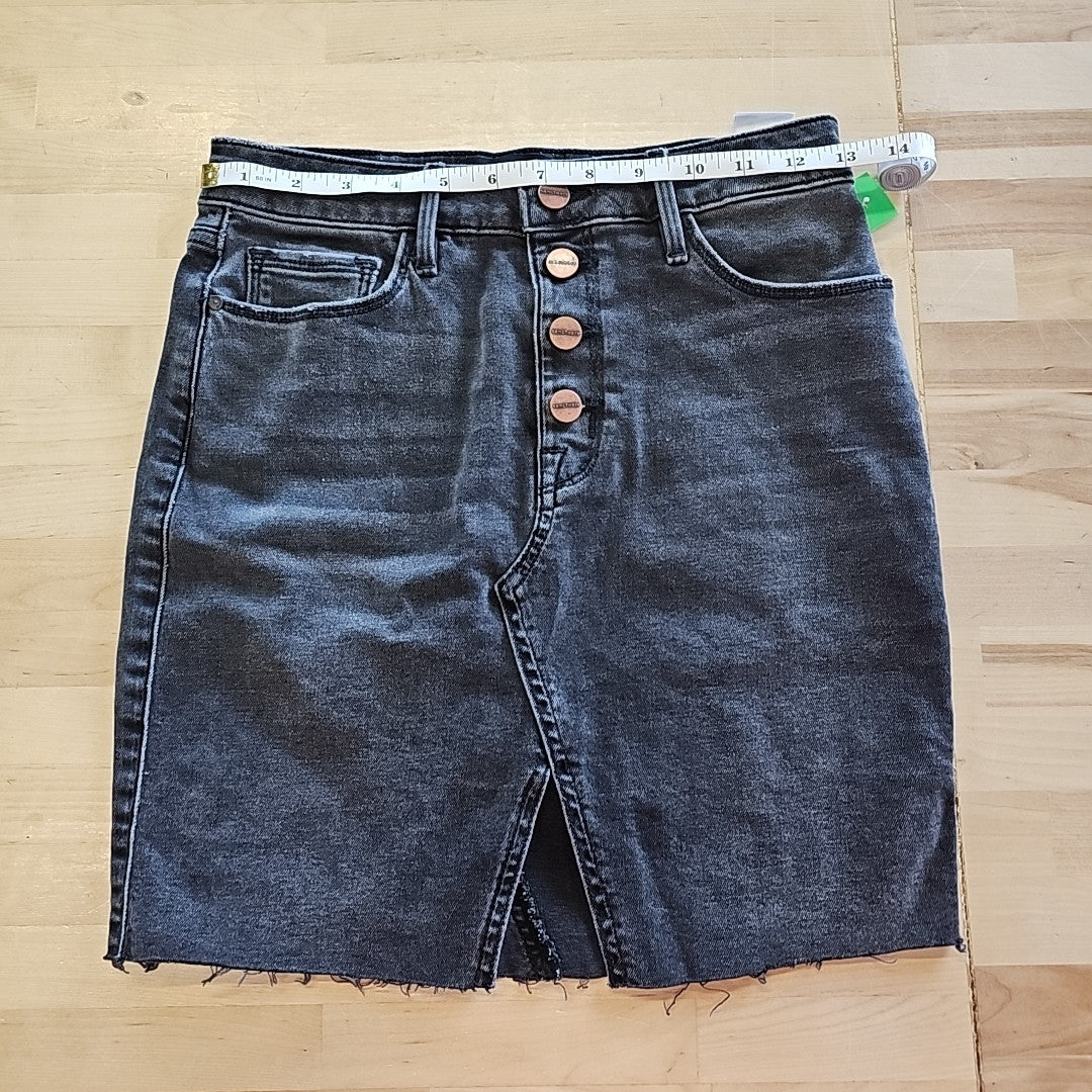 Sanctuary Size 25 Black Denim Preloved Skirt