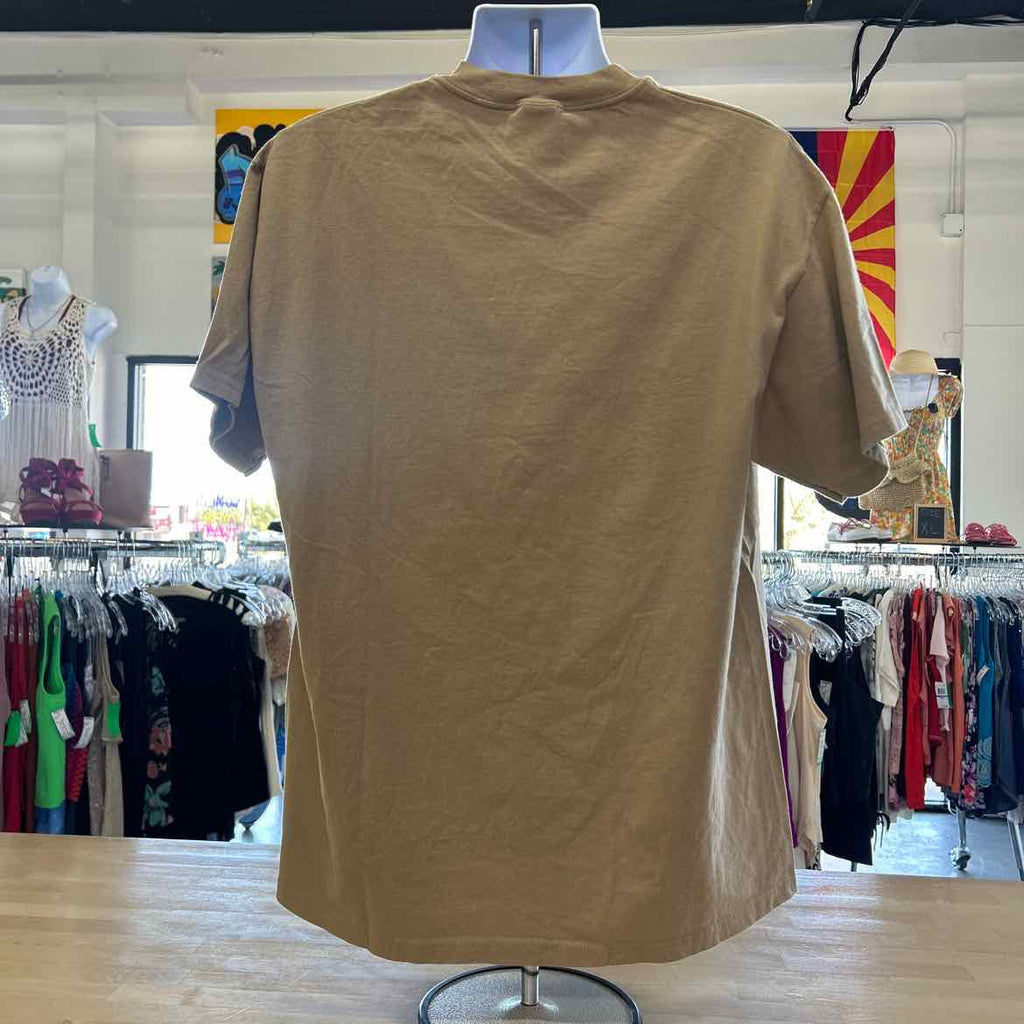 Hanes Size XL Brown Preloved MENS T-shirt
