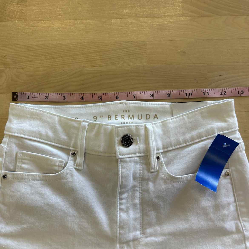White House Black Market Women Size 00 White New Shorts