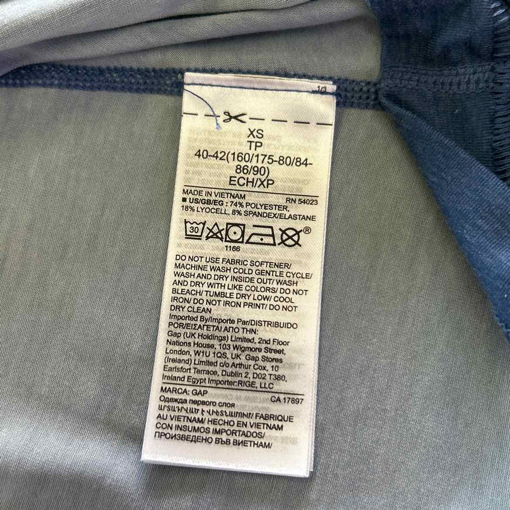 Gap Size XS Blue New Athletic Tank