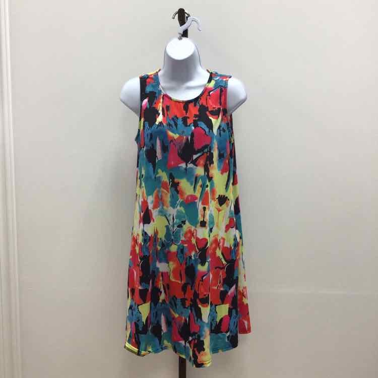 Simple Fun Size S Multi Color Preloved Dress
