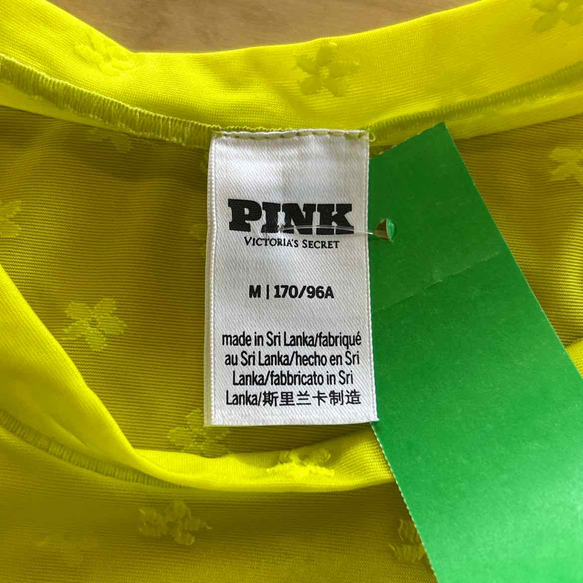 Pink Size M Green Mesh T-Shirt SS