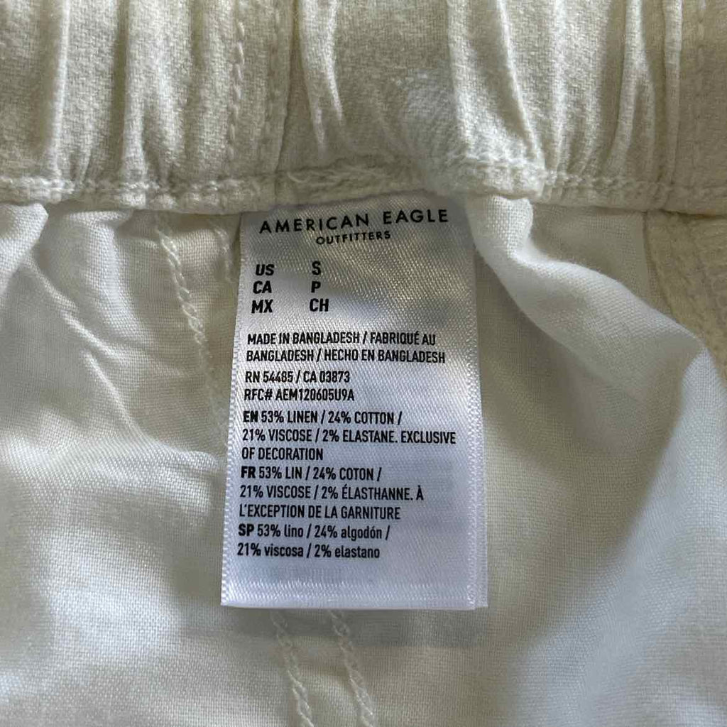 American Eagle Women Size S White Preloved Shorts