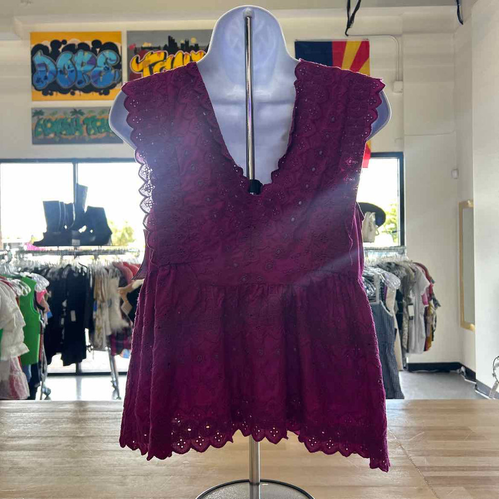 Loft Size S Purple Preloved Sleeveless