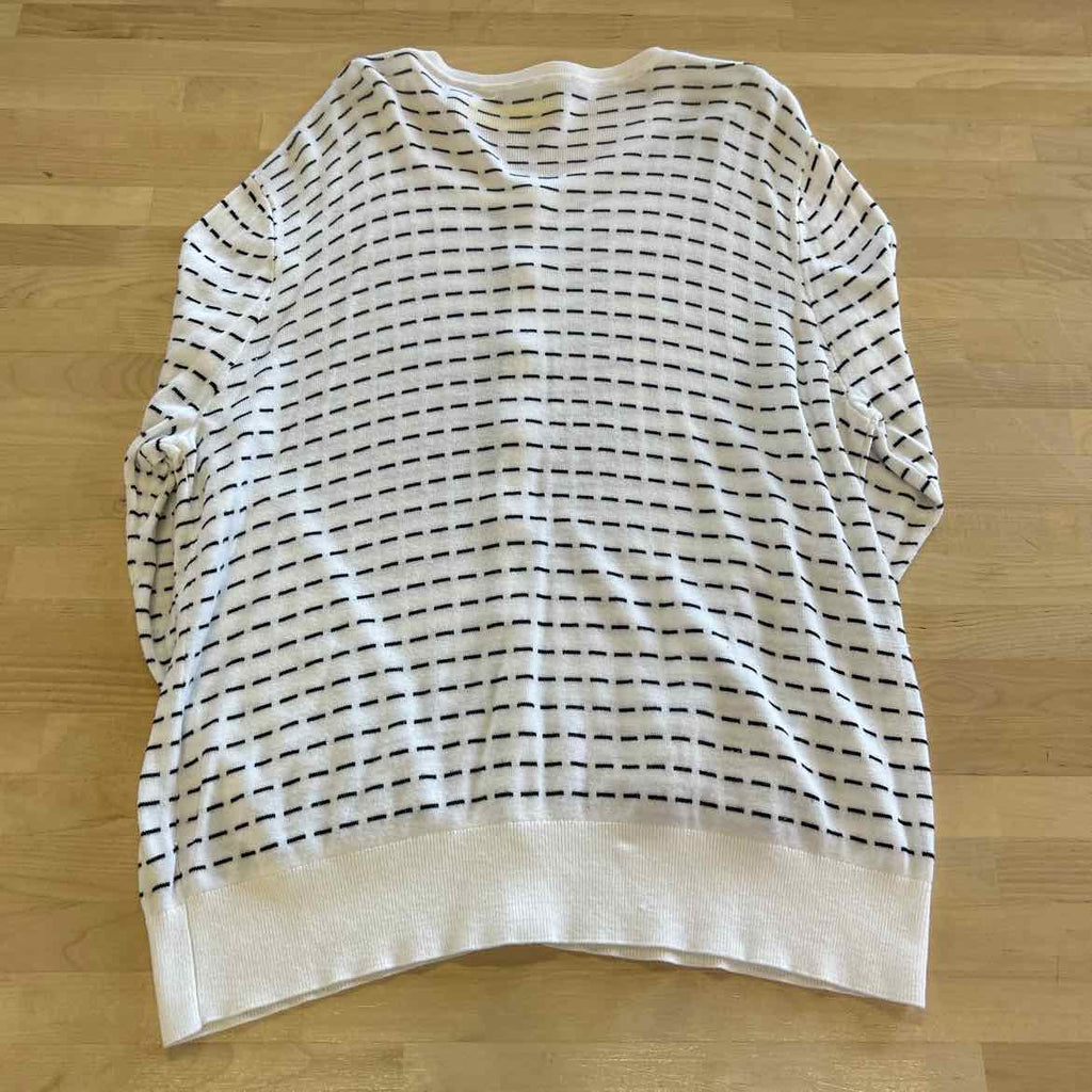 Cable & Gauge Size L White Cardigan