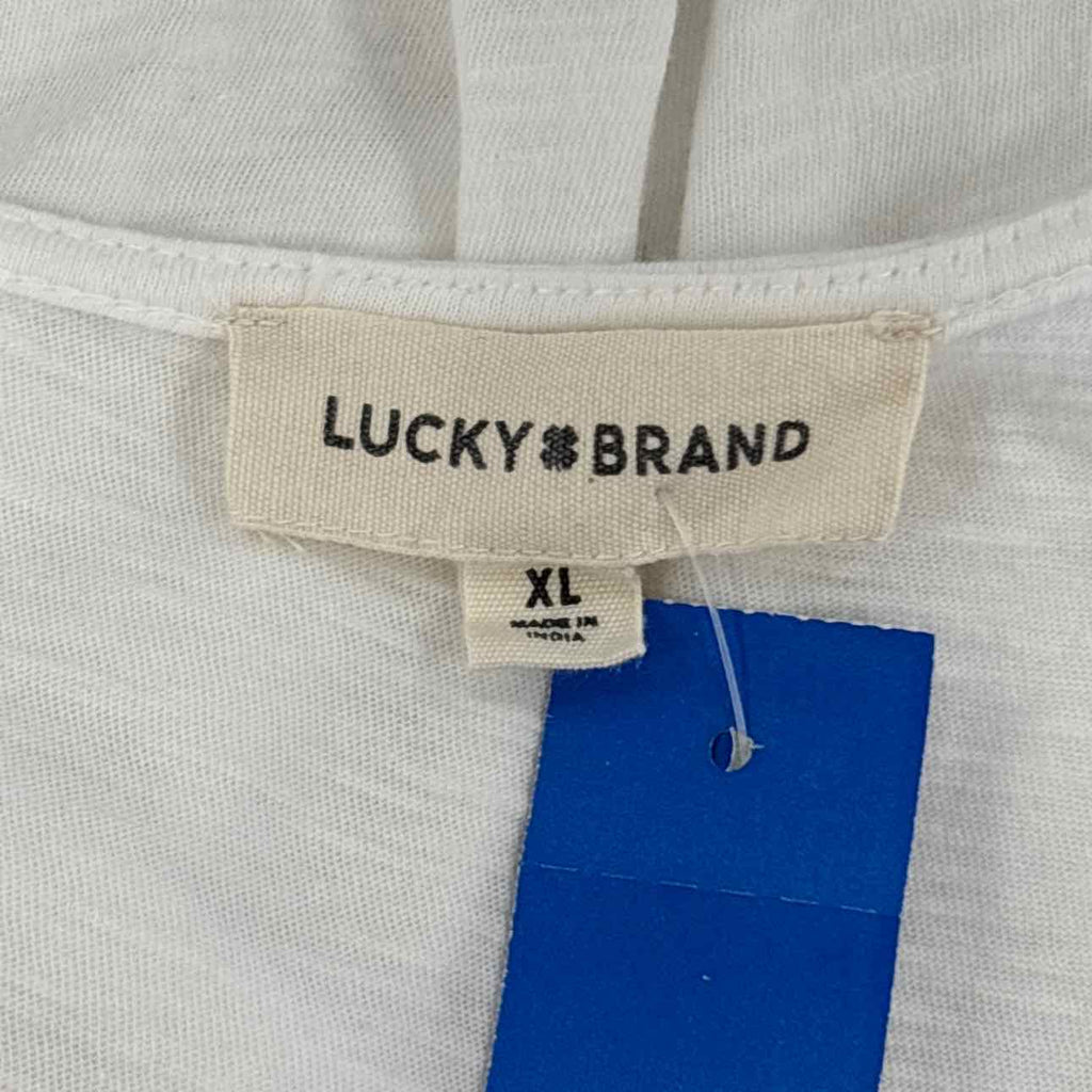 Lucky Size XL Off White Preloved Blouse LS