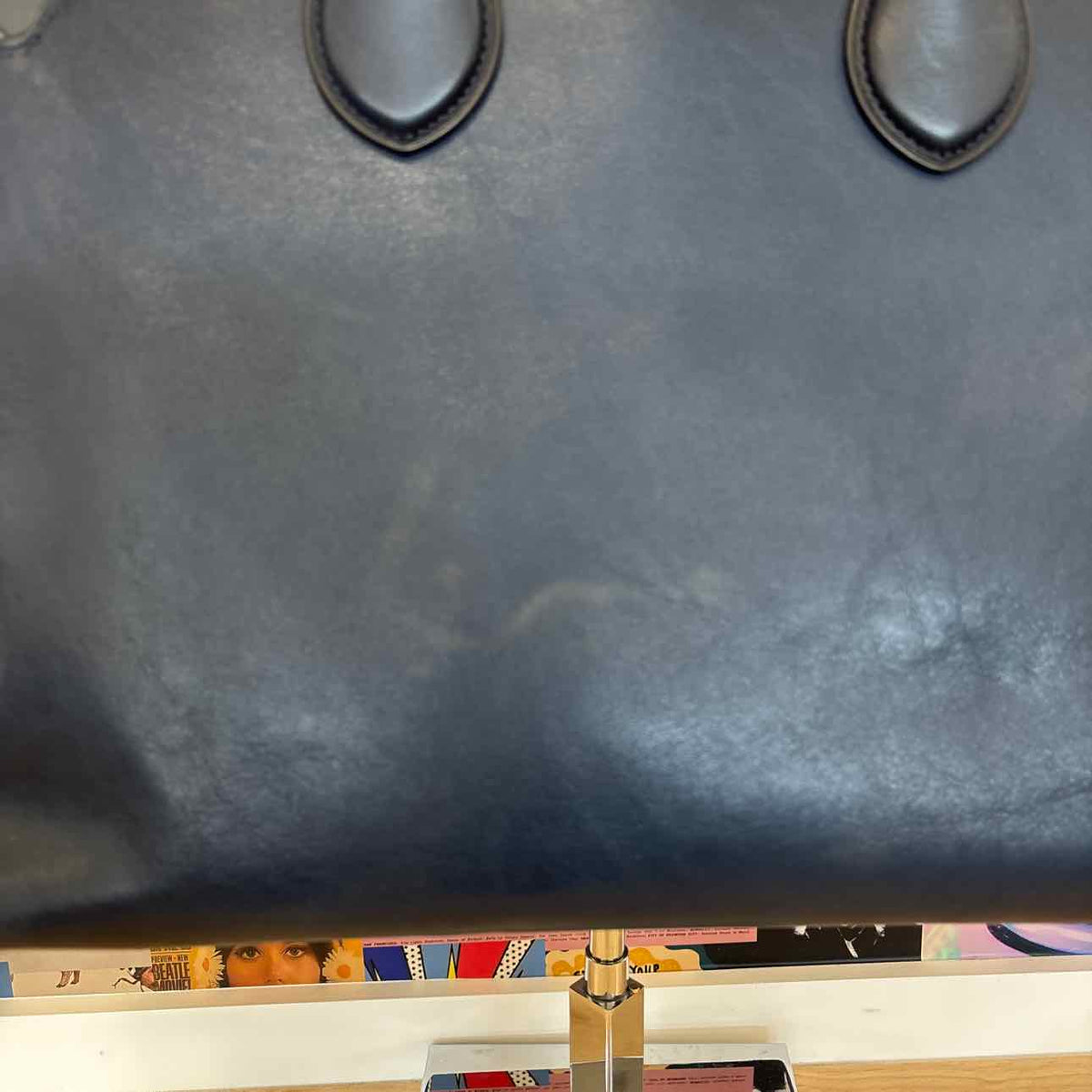 Coach Navy Leather New Handbag