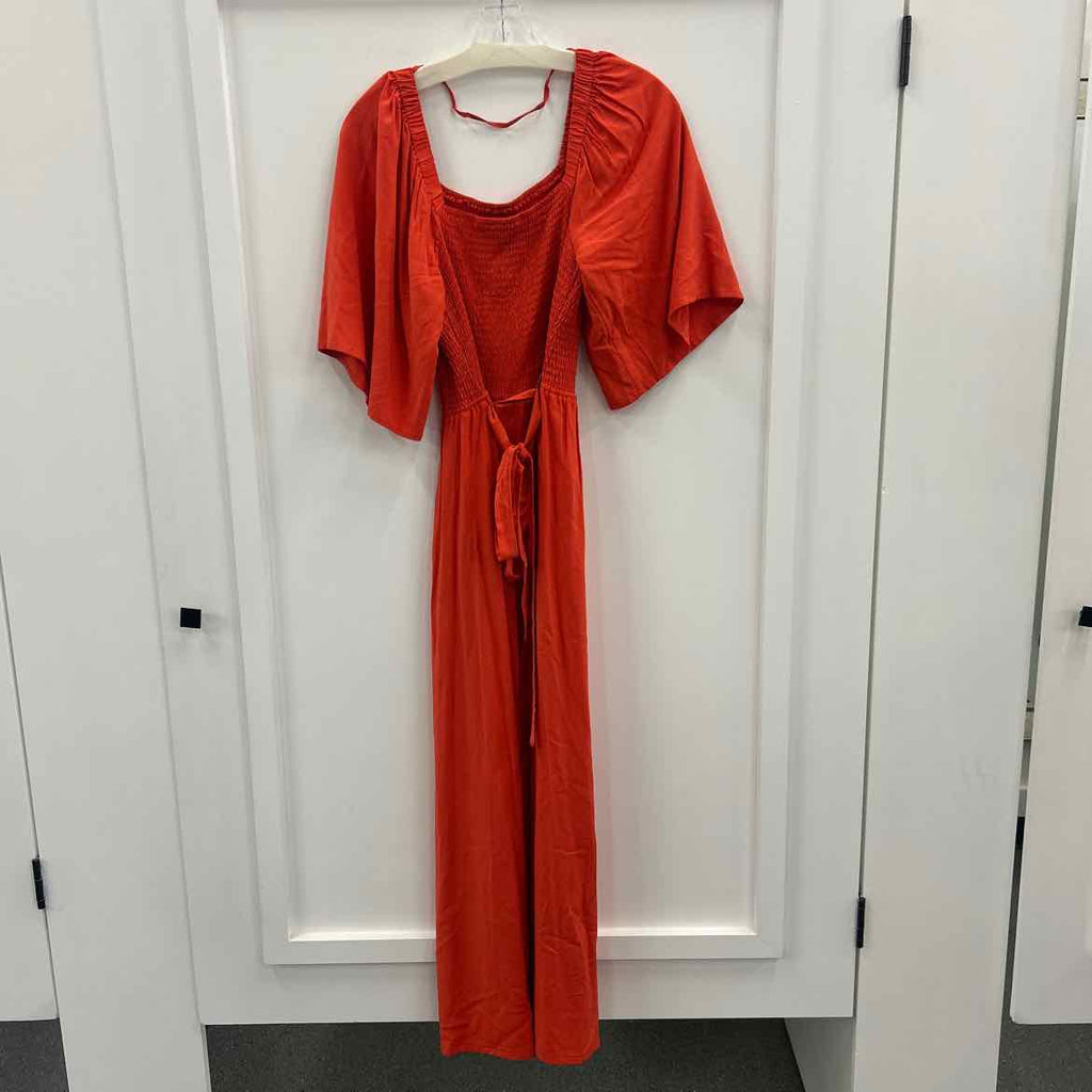 INC Size M Orange Preloved Dress