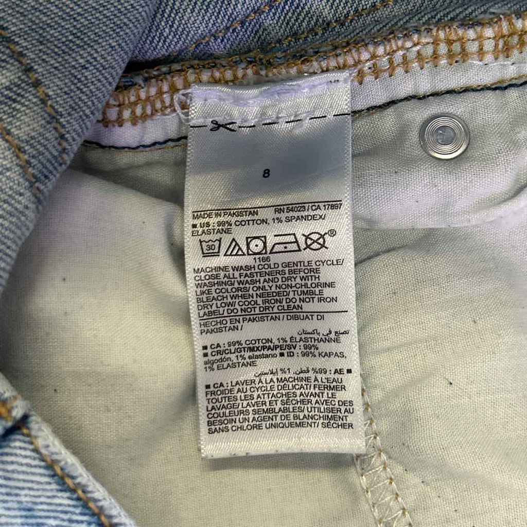 Old Navy Women Size 8 Blue Denim Preloved Shorts