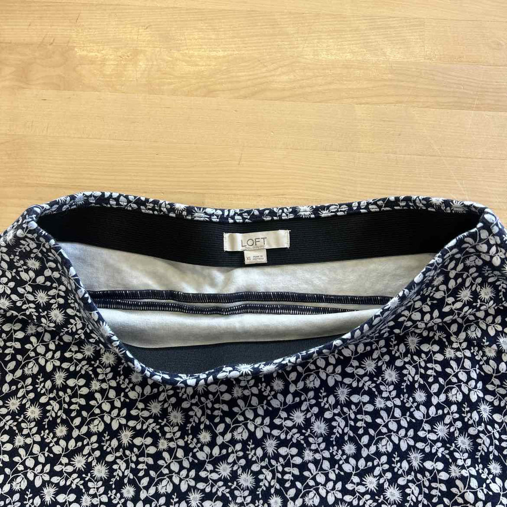 Loft Size XS Black White Preloved Skirt