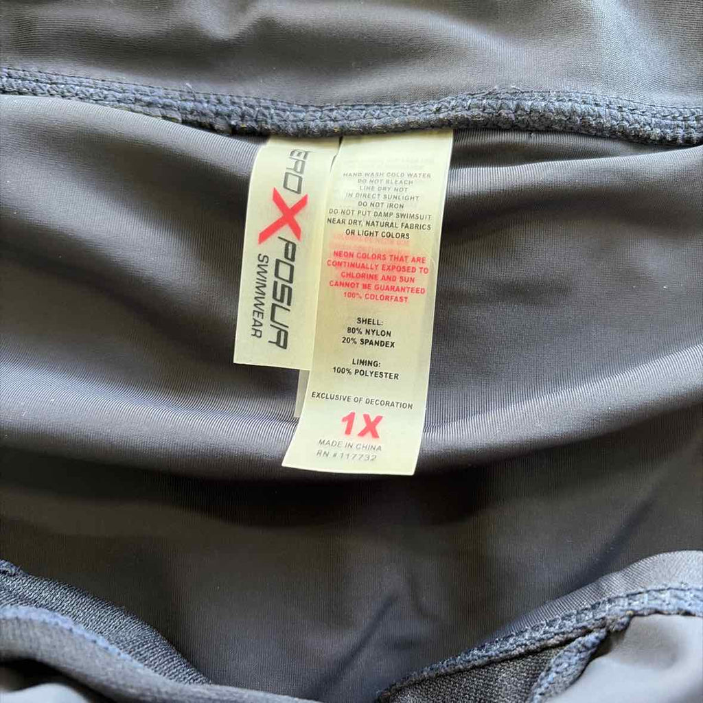 Zero Posur Size 1X Gray Preloved Athletic Skort