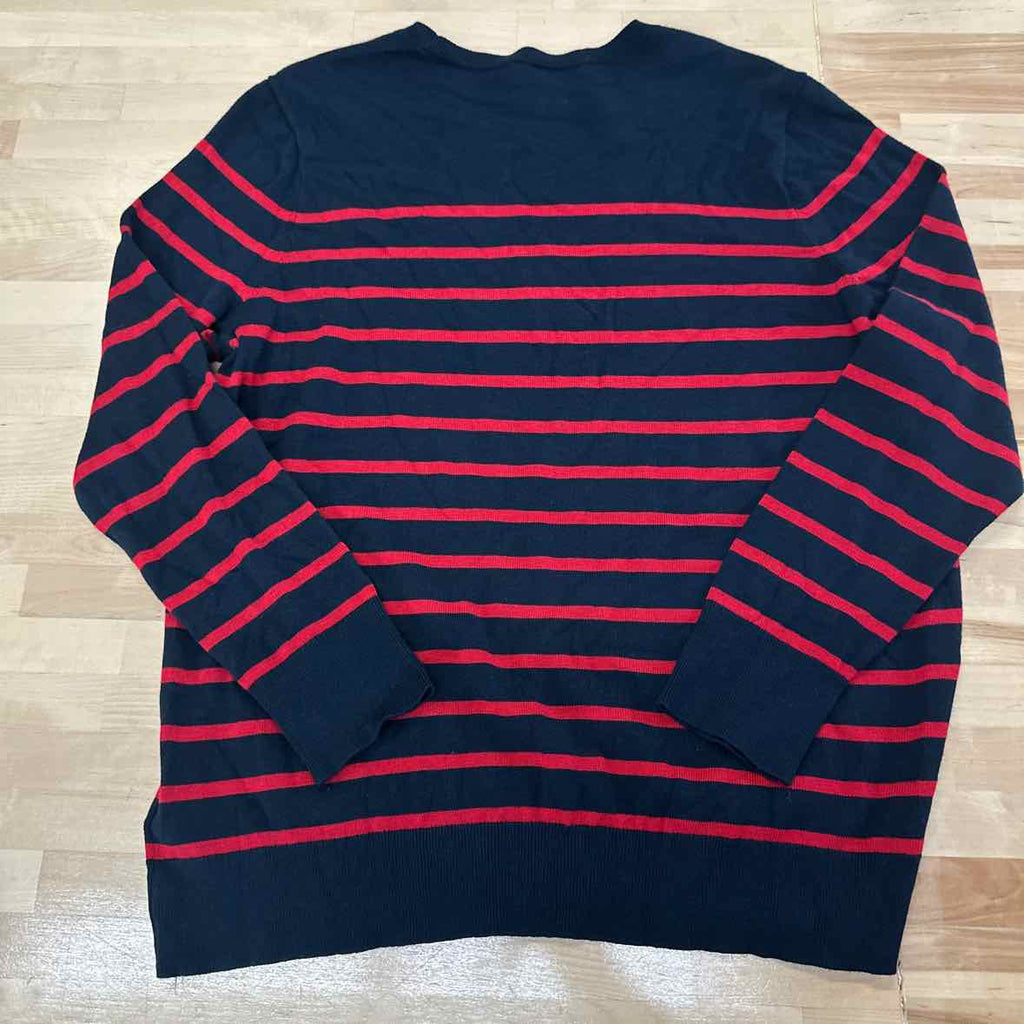 Ralph Lauren Size 1X Navy/Red Sweater