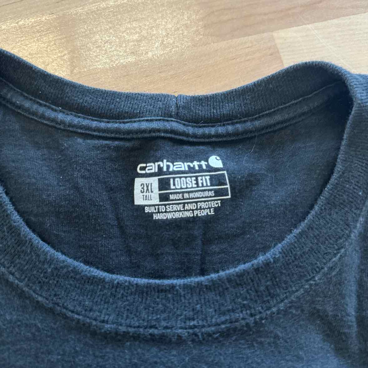 Carhart Size 3XL Black MENS T-shirt