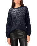 Vince Camuto Sequinned Raglan Sleeve Sweater
