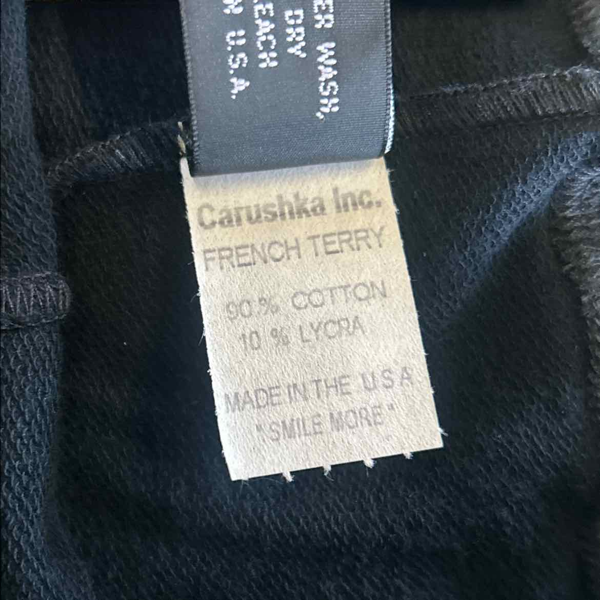 Carushka Size S Black New Athletic Shorts