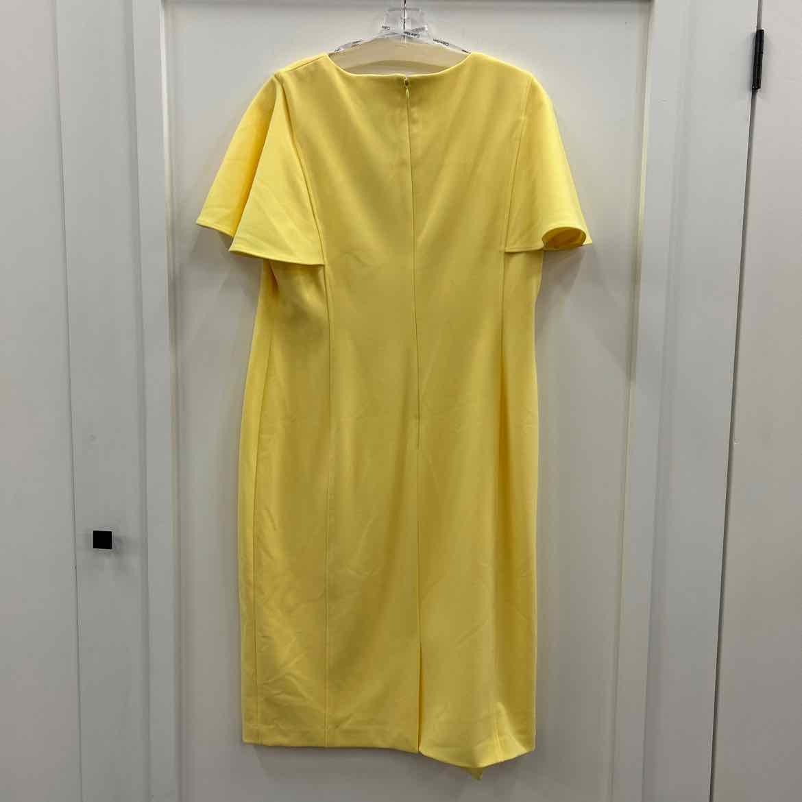 Calvin Klein Size 14 Yellow Preloved Dress
