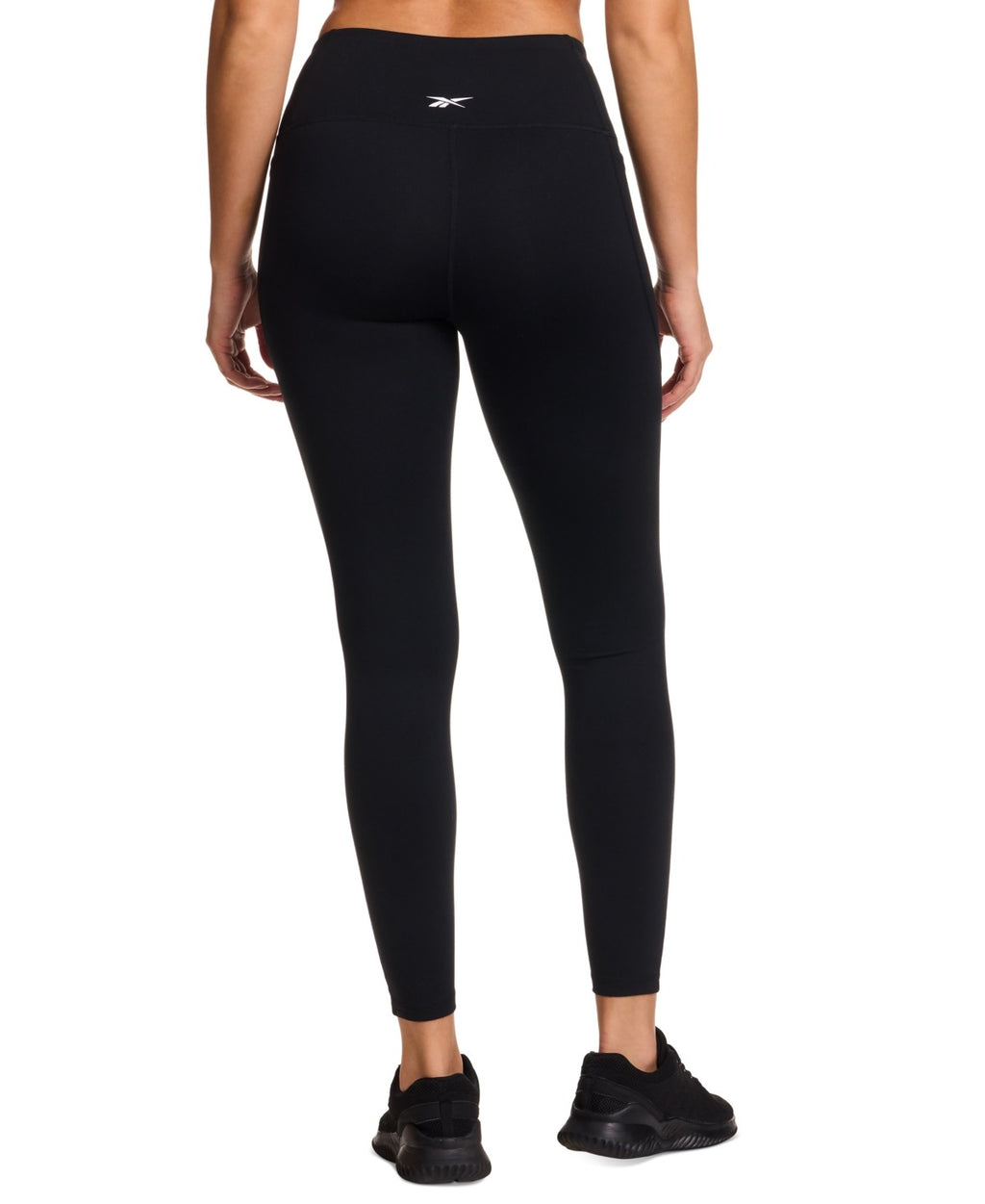 Reebok Women's Lux Pocket High-Rise Ankle Leggings - Black