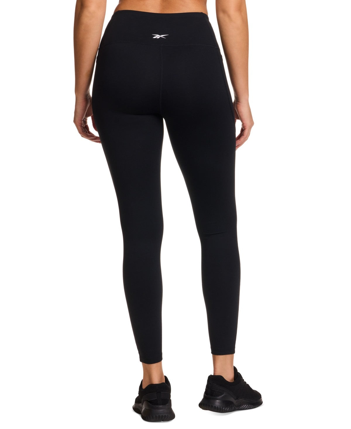 Reebok Women's Lux Pocket High-Rise Ankle Leggings - Black