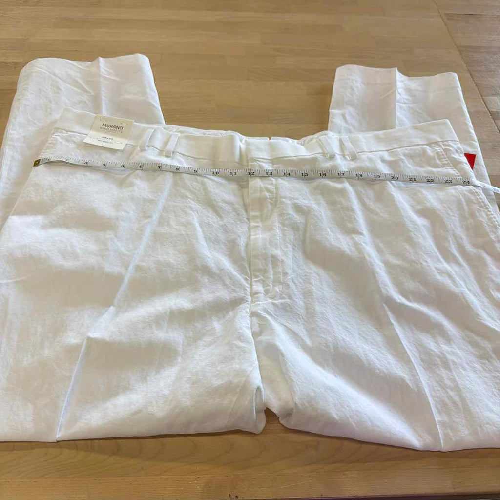 Murano Size 48x30 White MENS Pants