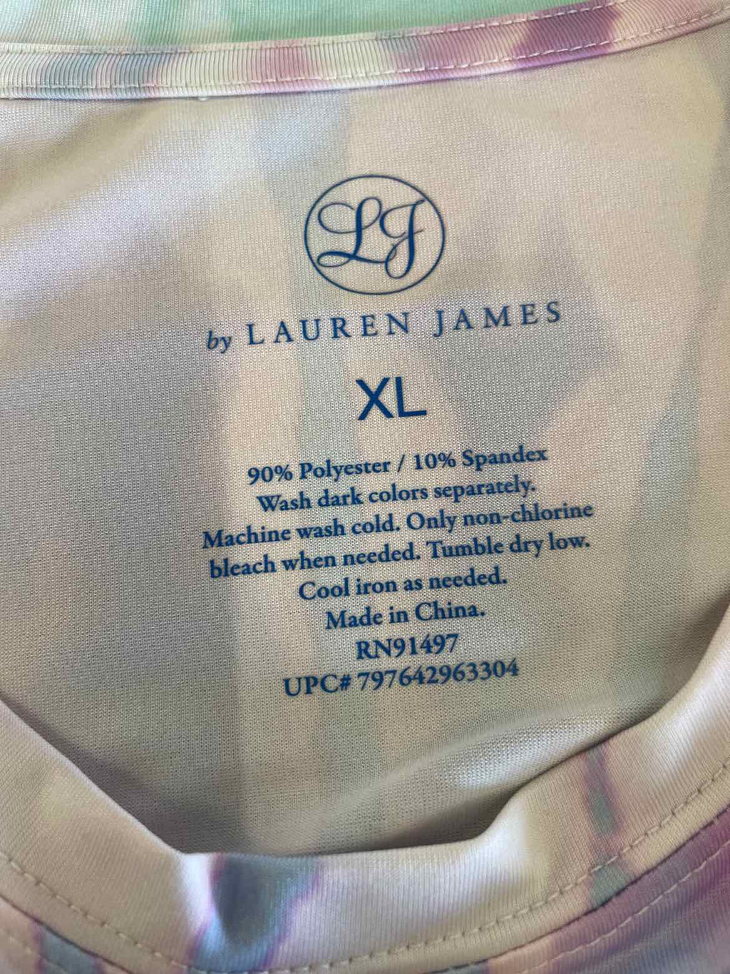 Size XL Pink/Purple Long Sleeve