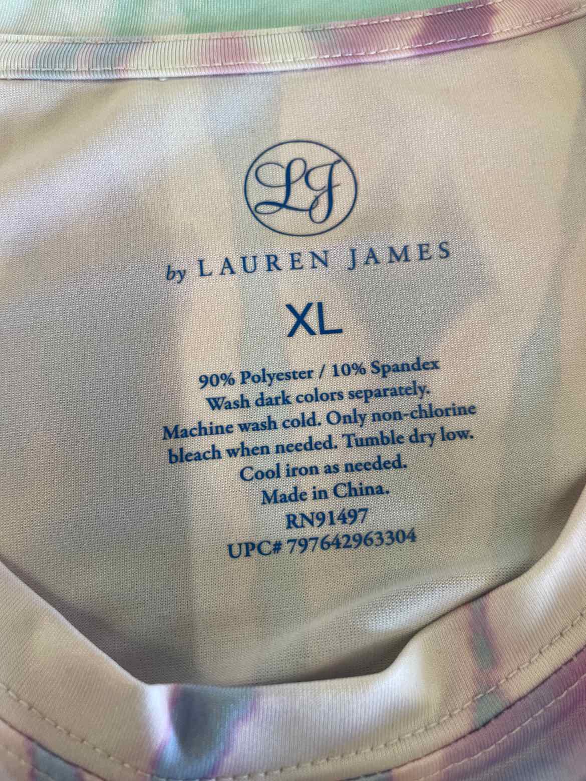 Size XL Pink/Purple Long Sleeve