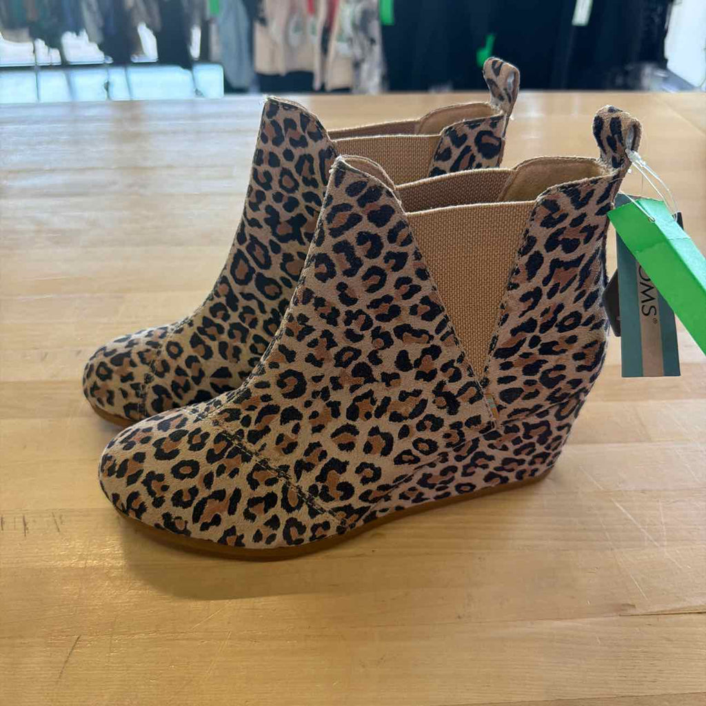 TOMS Women's Print Suede Kelsey Booties