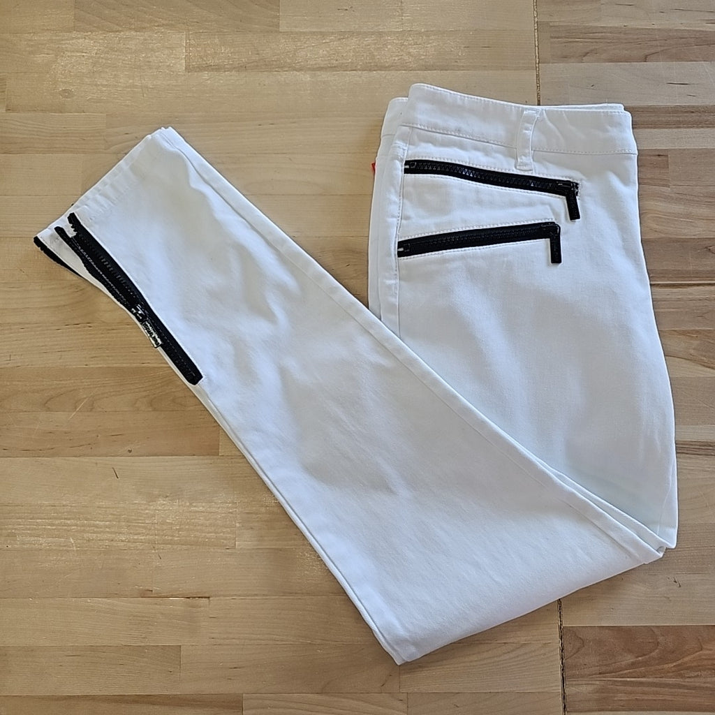 Michael Kors Size 6 White Denim Preloved Jeans