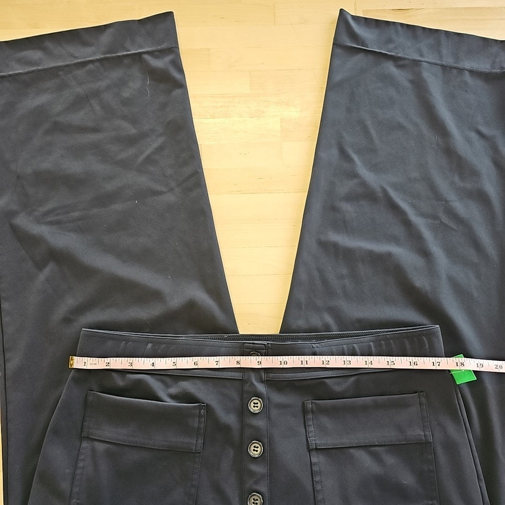 Halara Size XLT Black Polyester Elastane Preloved Athletic Pants