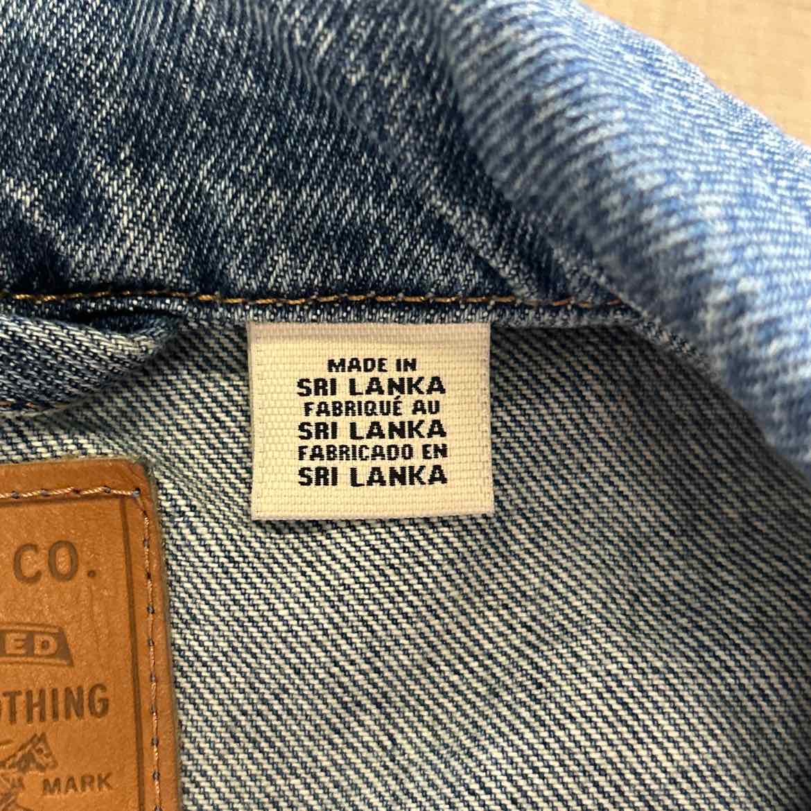 Levi's Size XXS Denim Preloved Vest