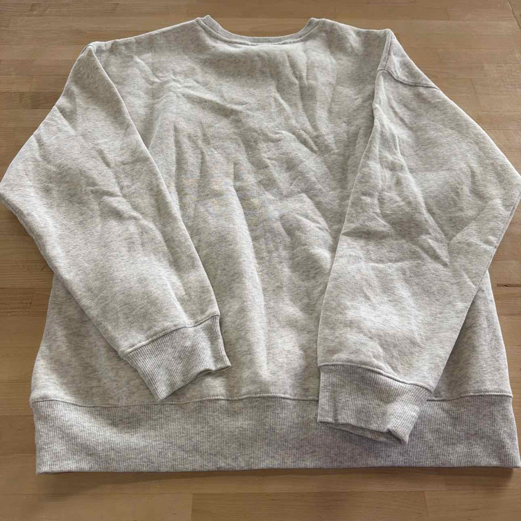 Planet Heart Juniors' Embroidered Fleece Crewneck Sweatshirt