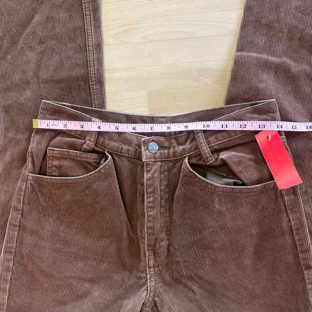John Galt Size S Brown Cotton Corduroy Preloved Pants