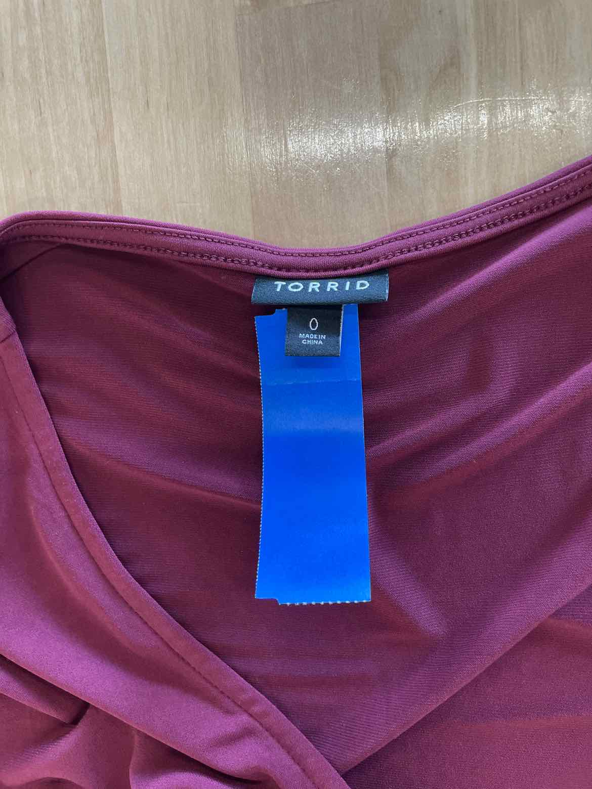 Torrid Size 0 Red Blouse