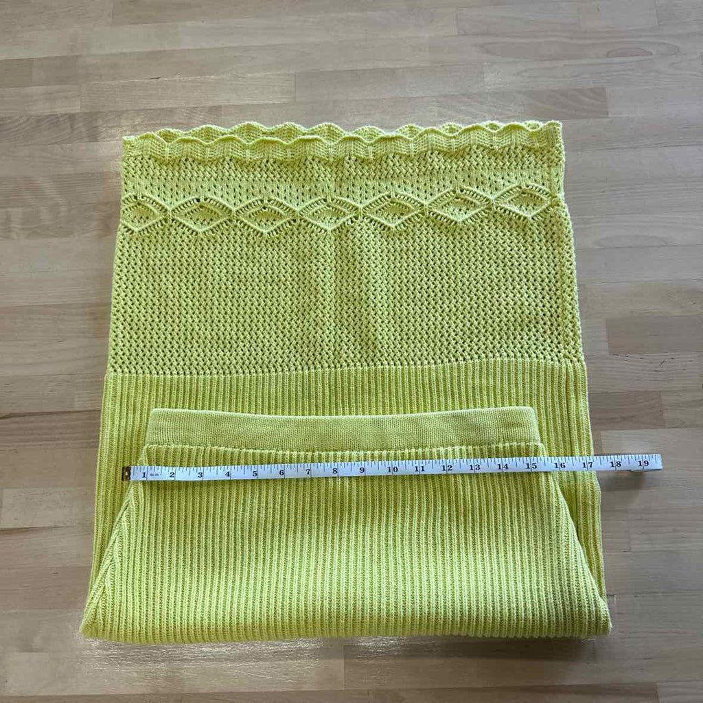 House Of Harlow 1960 Size M Yellow Knit 2 pc Tank and Skirt Set