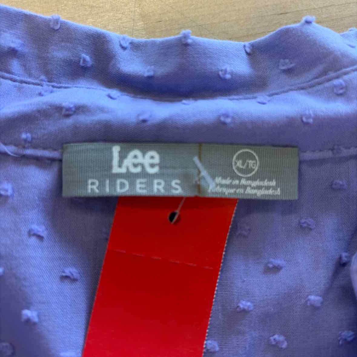 lee Size XL Purple Used Blouse