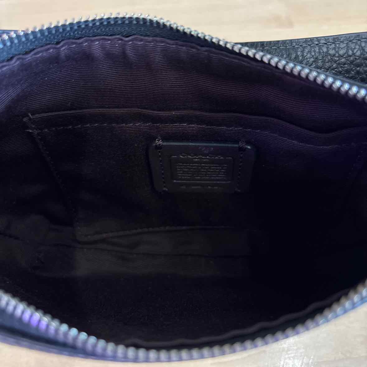 Coach Black Pebbled Leather Purse