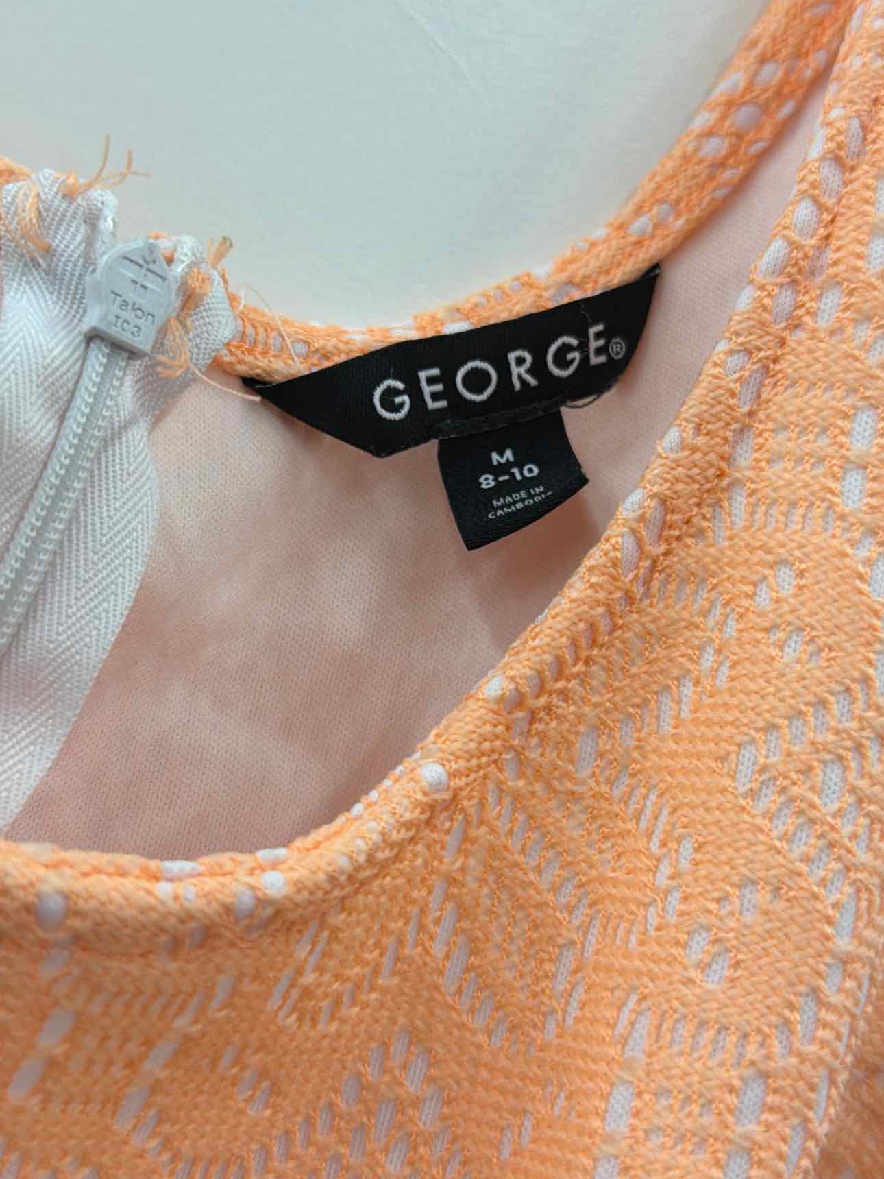 George Size M Orange Dress