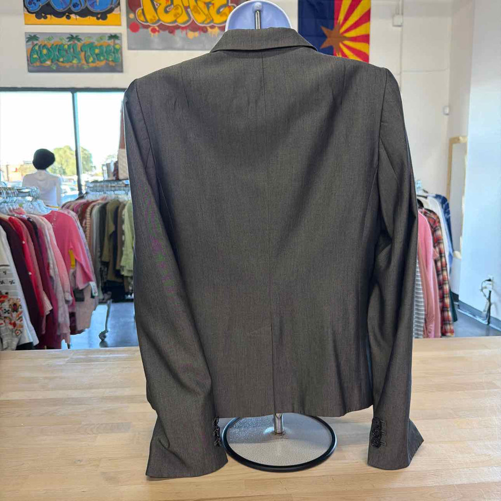 Banana Republic Size 6 Gray Used Blazer